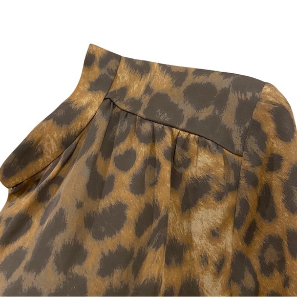 BABATON Aritzia Wilkes Leopard Print 100% Silk Dress - Picture 3 of 11